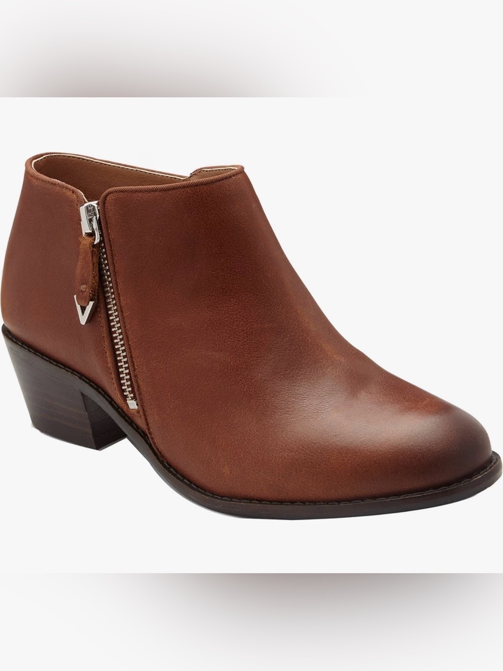 VONIC JOY JOLENE ANKLE BOOTIES MOCHA COMFORT ARCH SUPPORT 8.5 MEDIUM - Picture 1 of 13
